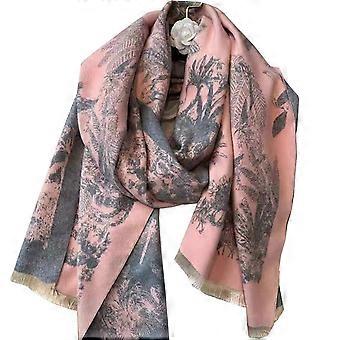 Blumen Pashmina Schals Und Wickel Frauen Warme Schals Und Wraps Winter Schal Schal Wolle Pashmina Schal Für Abendkleid Rot