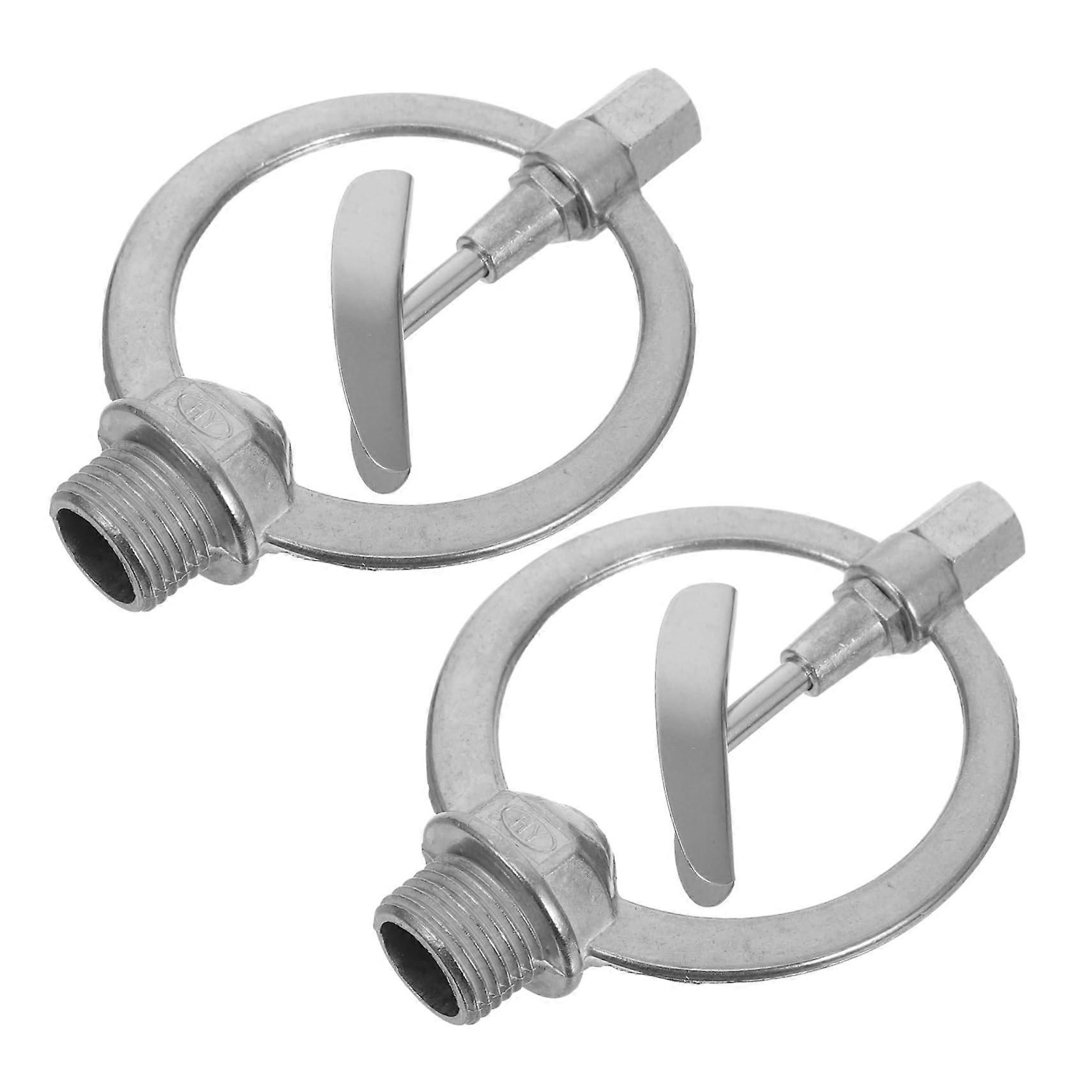 Lawn Sprinkler System 2-Pack Automatic Rotating Nozzles For Garden Sprinkler Systems