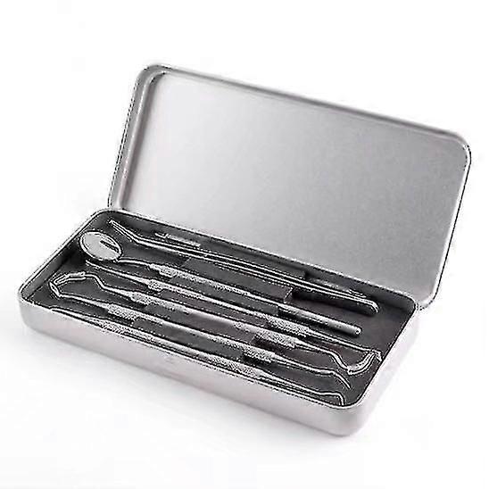 Ensemble d'outils de dentiste en acier inoxydable