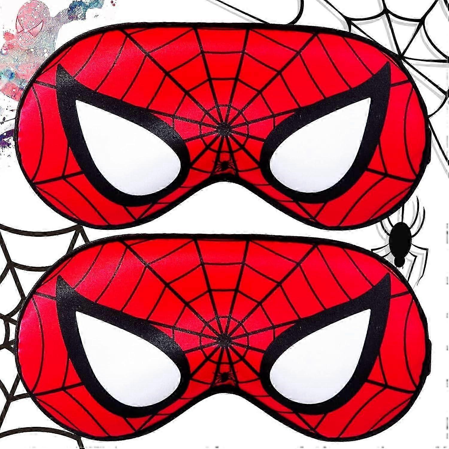 2 stk sovemaske, sove reise bind for øynene, nattmaske, 3D søte søvnmasker, nattmaske, egnet for barns søvn, lunsjpause, pyjama par