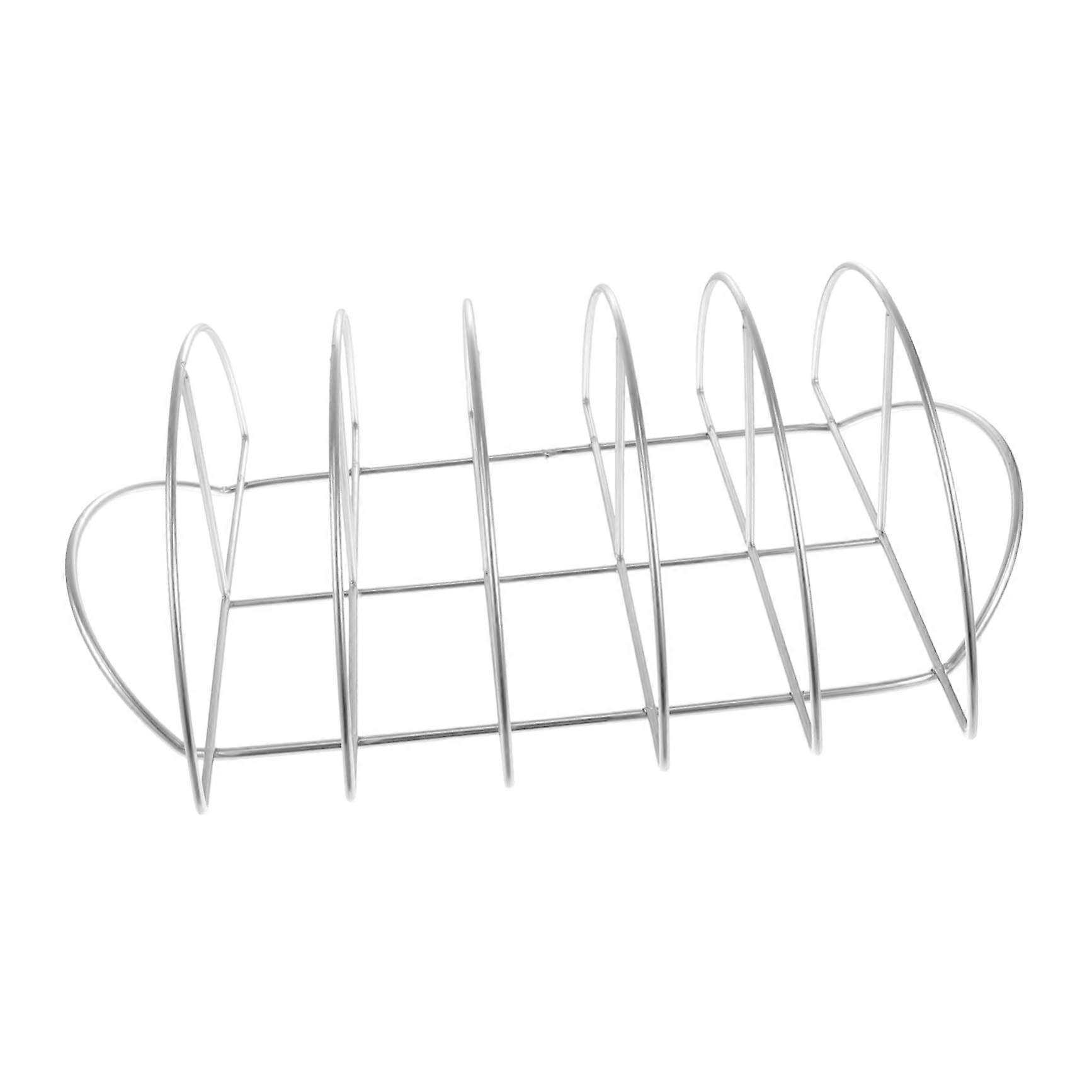 grill rack for home, rust steel, silver