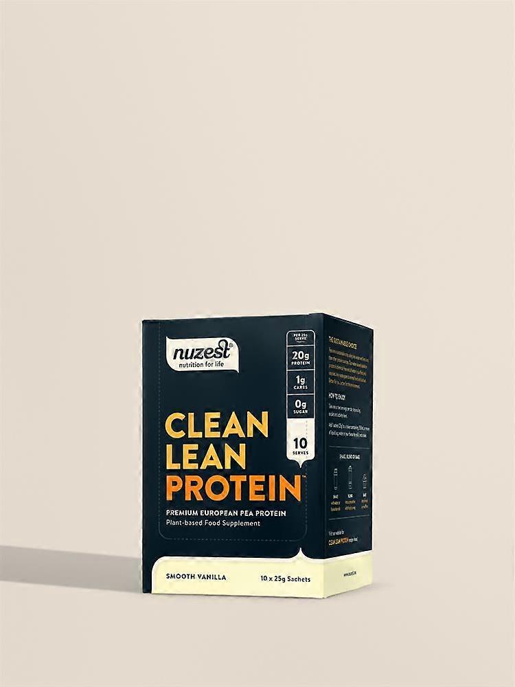 Nuzest Clean Lean Protein 10x25g Sachets Box Smooth Vanilla