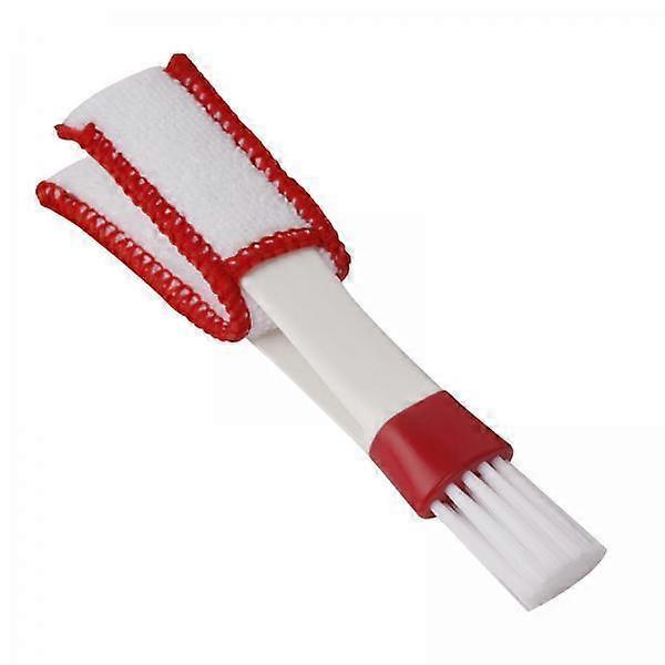 2-4pack Car AC Vent Brush Window Blinds Dust Cleaner Duster Cleaning Brush Red