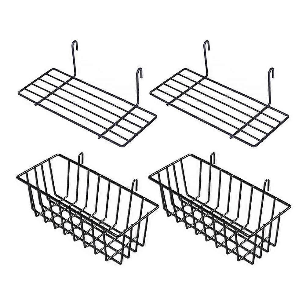 Pegboard Mounting Racks, Sturdy Wire Baskets for Multi-Purpose Storage Needs