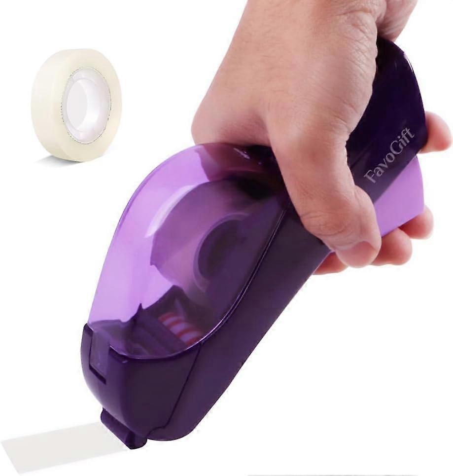 Automatic tape dispenser, purple