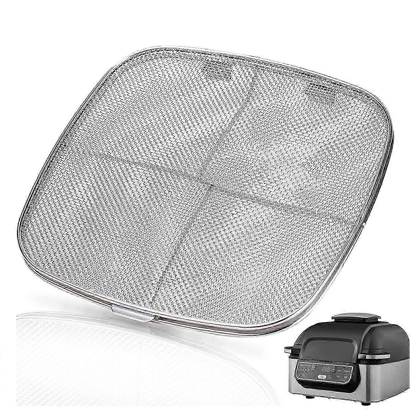 Pare-éclaboussures de friteuse à air en acier inoxydable - Écran anti-éclaboussures d’huile pour un usage domestique