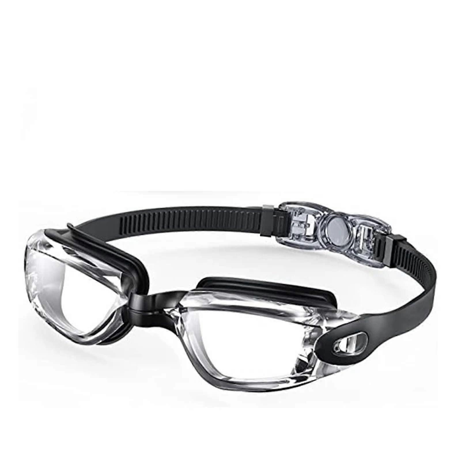 Professional Swim Goggles for Adults with Anti-Fog Lens, Adjustable Waterproof Silicone for Men and Women