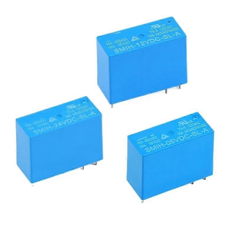 SMIH-05VDC-SL-A 5 Pieces SMIH-12VDC-SL-A SMIH-24VDC-SL-A Relays 250V 16A 8 Pin Relay Coil Voltages 5V 12V 24V