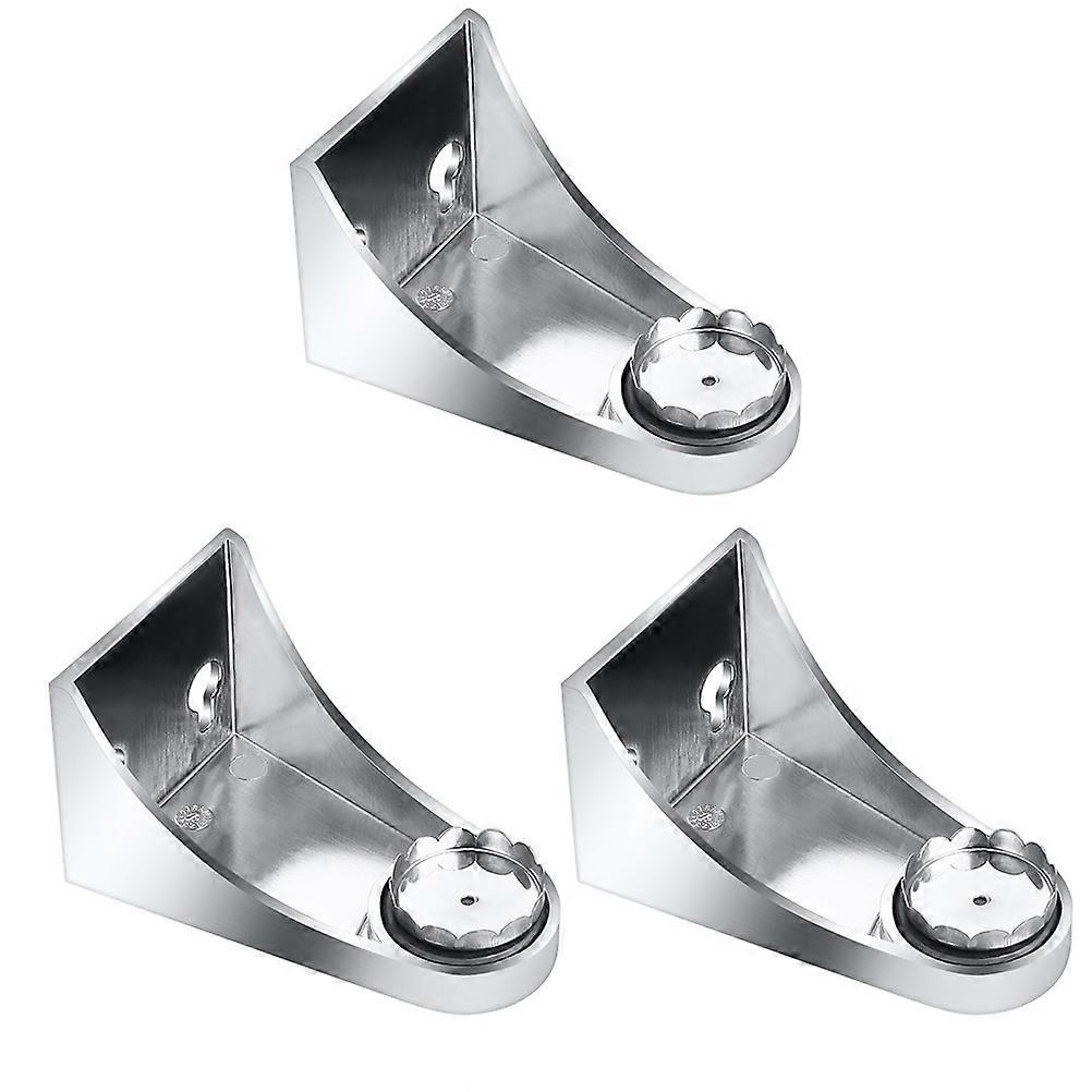 Magnetic Drainage Soap Rack Rectangular Suction Cup Design 7.6x4.2x4.3cm 3Pack