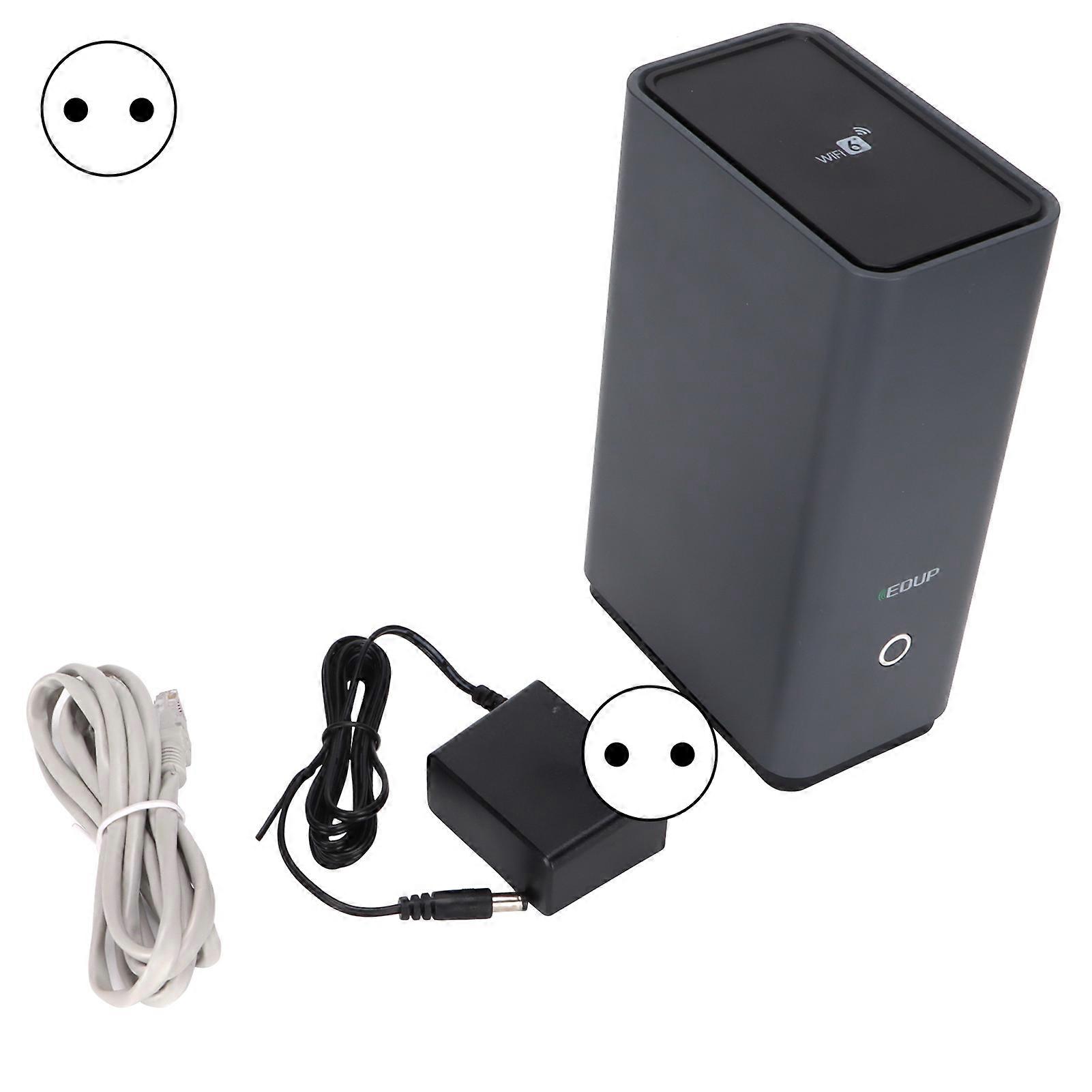 Wireless Router WIFI 6 5G Dual Band Stable Reliable Home Gaming Router for Wired Devices 100‑240VEU Plug
