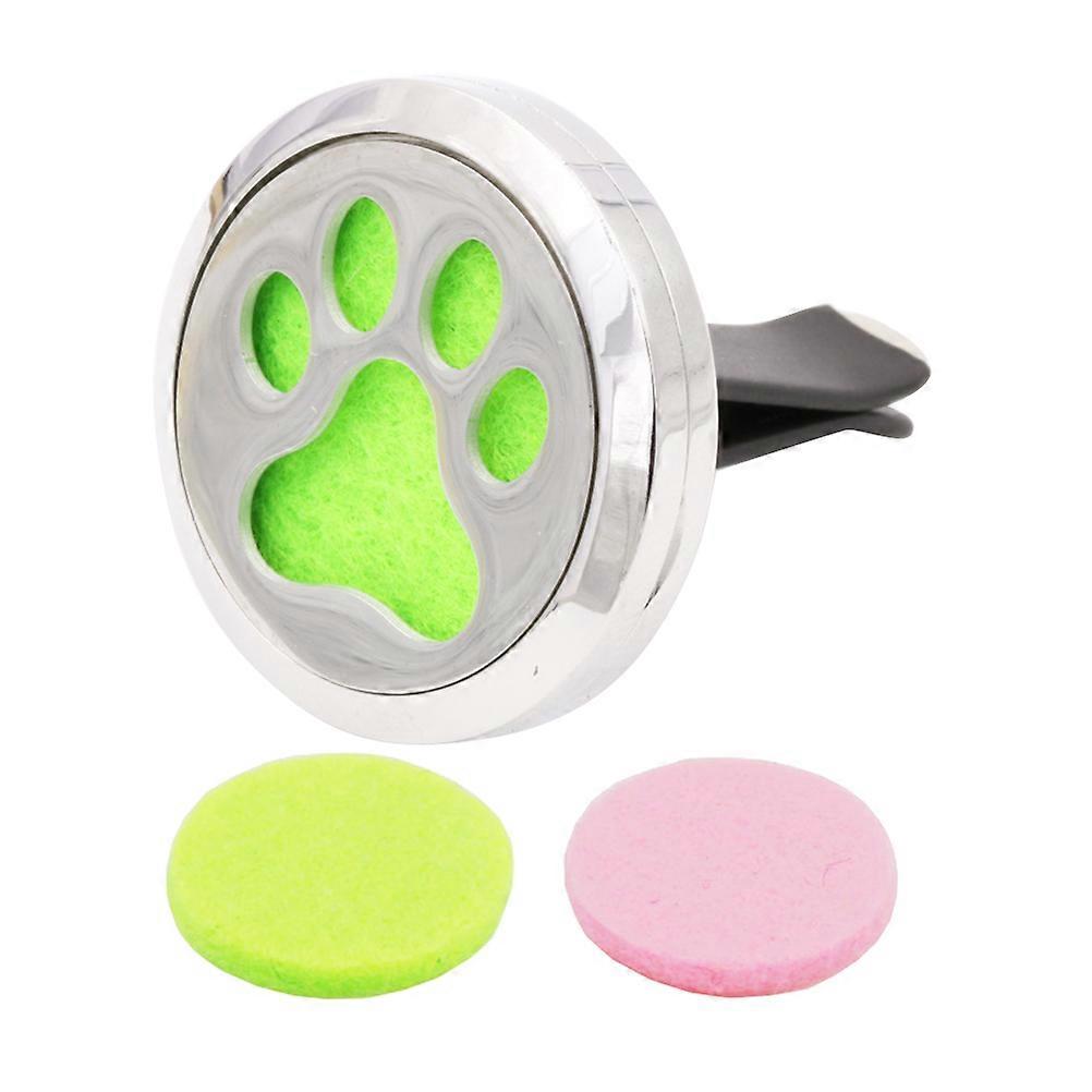 Car Perfume Aromatherapy Car Perfume Diffuser Clip Air Freshener Round Stainless Steel Driving 1.6 x 1.1 x 0.8 Inch 1 Set