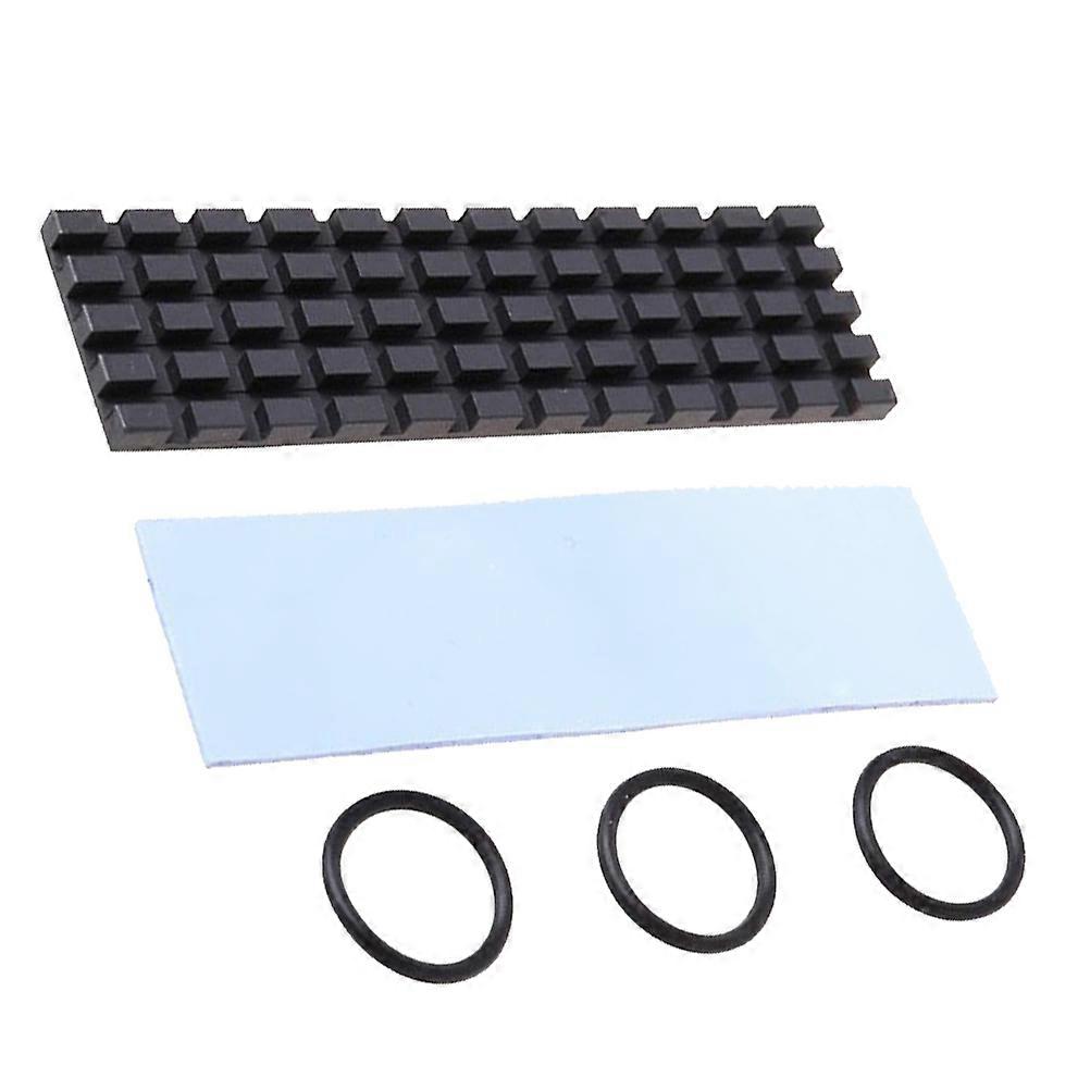 Radiator M2 2280 Ssd Heat Sink Grid Pattern Copper Heat Dissipation Computer Accessory 1Pack