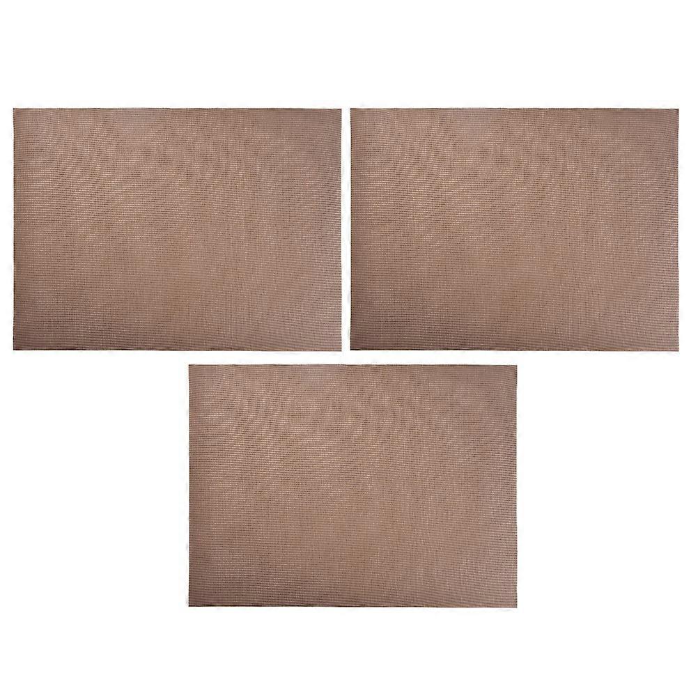 Baking Mats Baking Tray Pad For Cakes Easy to Clean Cloth 40x30x0.01cm 3Set