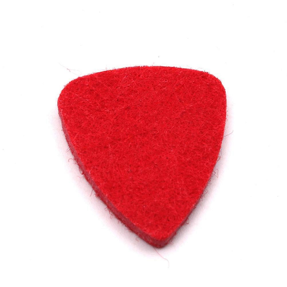 Thin Guitar Picks Ukulele Players Music Practice Performance Red 10Pcs