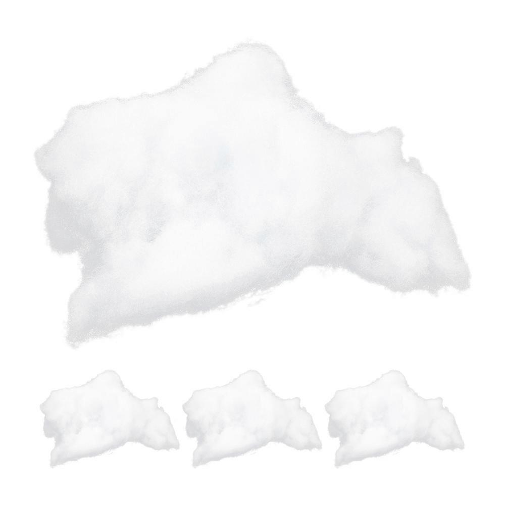 Diy Pillow Stuffing Filling For Stuffed Animals Cushions 4Set White PP Cotton Material