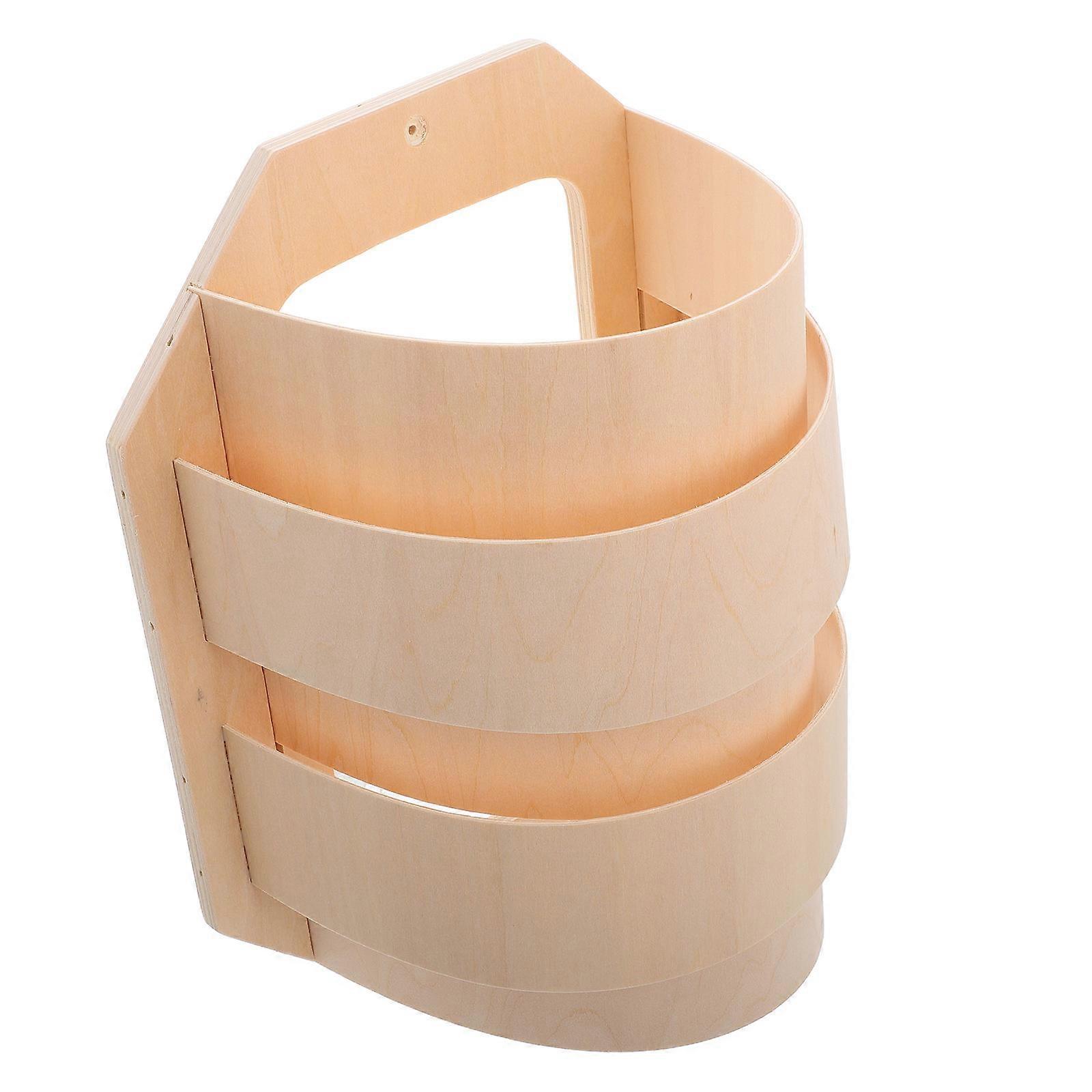 Elegant Wooden Sauna Lamp Shade | Decorative Light Cover for Relaxing Atmosphere | Sturdy Design with Soft Light for Sauna Rooms