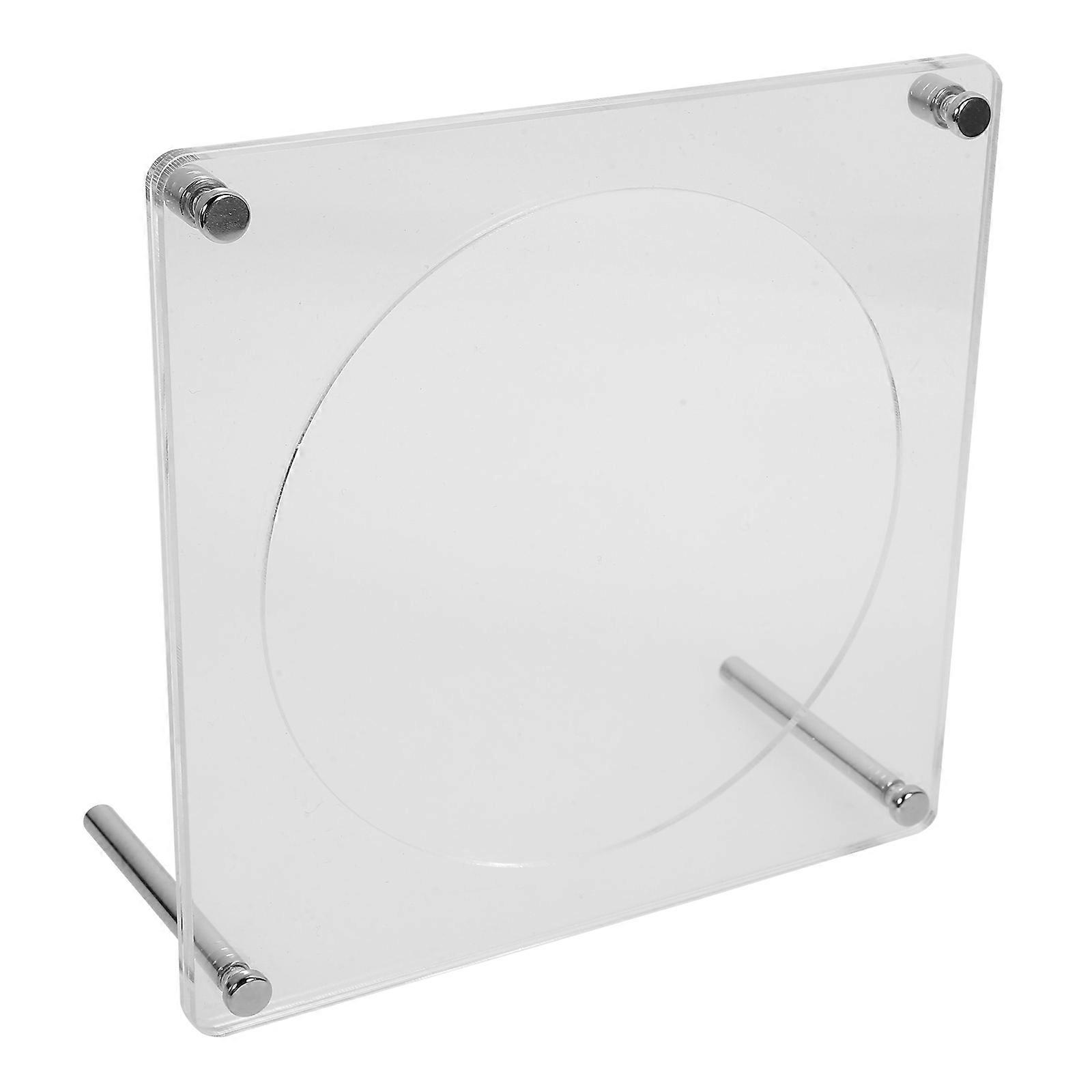 Acrylic CD Display Stand   Single CD Holder for Tabletop, Decorative & Stable Design for Music Lovers and Home Use