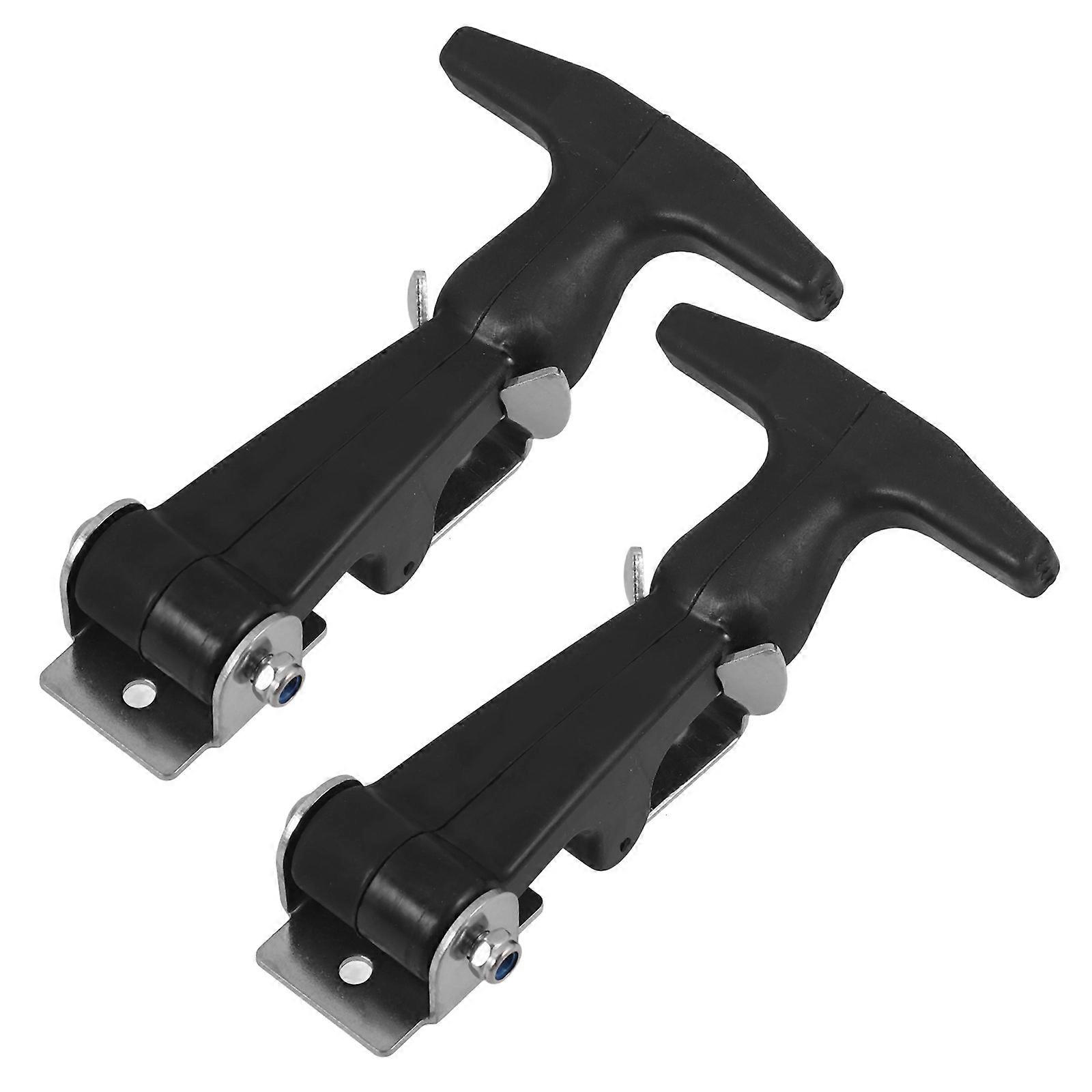 Rubber Flexible T-Handle Draw Latches For DIY Projects Size 5.70X3.14X1.18IN Durable Locking 2Pack
