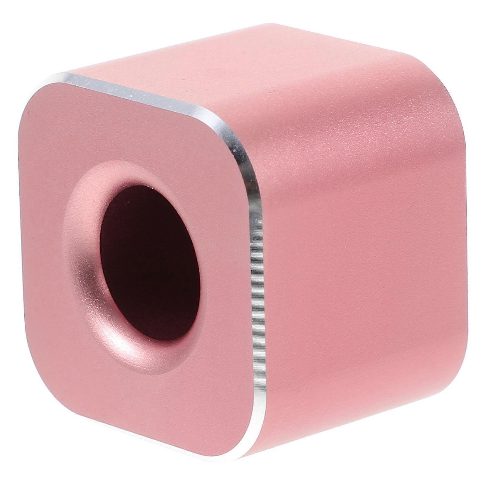 Pen Stand for Office Single Hole Pen Rest Stand Aluminum Alloy Cube Christmas present 1Pack