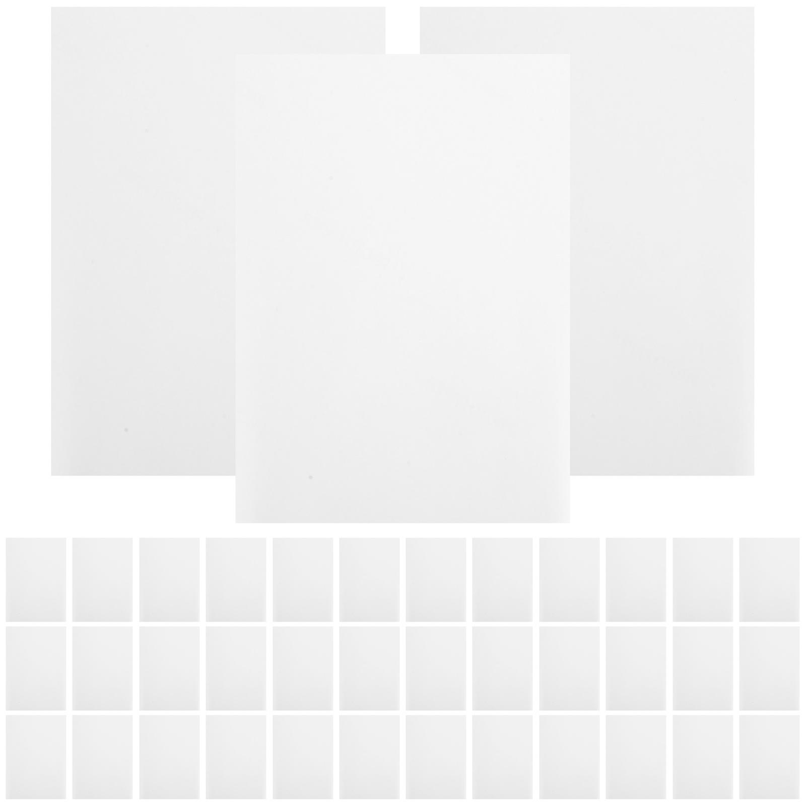 Glossy Self Adhesive Photo Paper, 100 Sheets Quick Drying Sticker Paper for Printing, Compatible with Printers