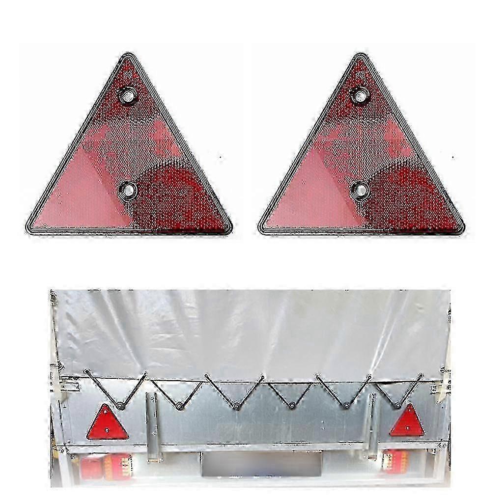 Red Rear Reflectors For Triangle Reflective For Gate Posts Safety Reflectors
