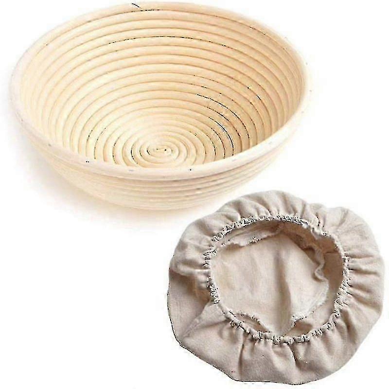 Proofing basket with linen insert Bread bowl Bread mold Proofing basket, round, suitable for bread w