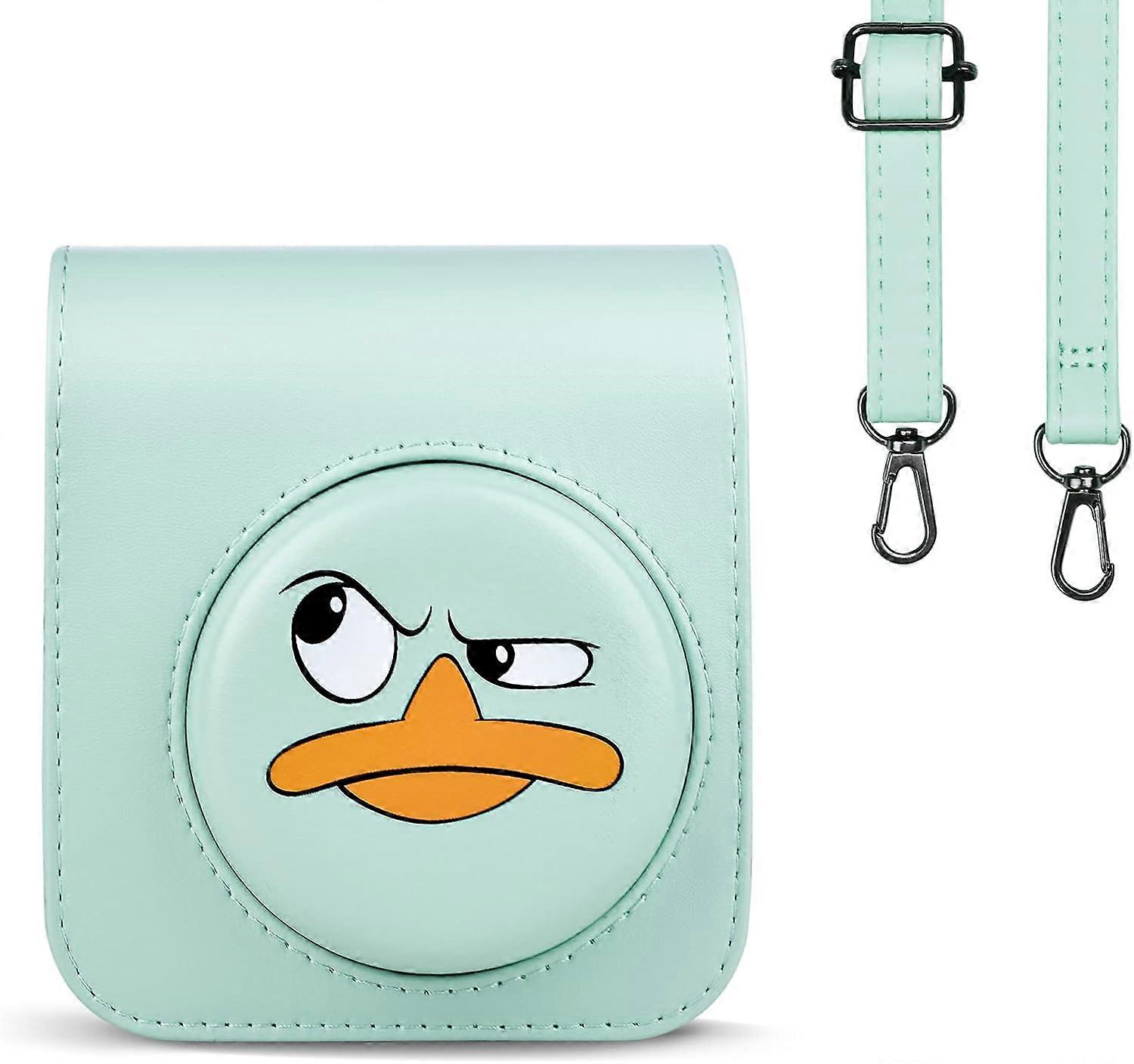 נרתיק עבור Fuji Instax Mini mini8/8+/9, נרתיק מגן מעור PU עבור Fujifilm Instax Mini mini8/8+/9