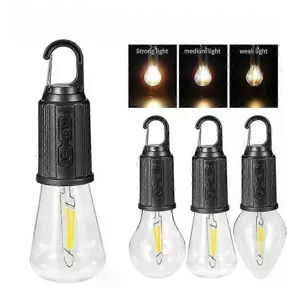 נייד קמפינג אור 600mAh LED מנורת קמפינג עם וו נייד תאורה פנס סוג C טעינה עמיד למים פורנג דיג m&y