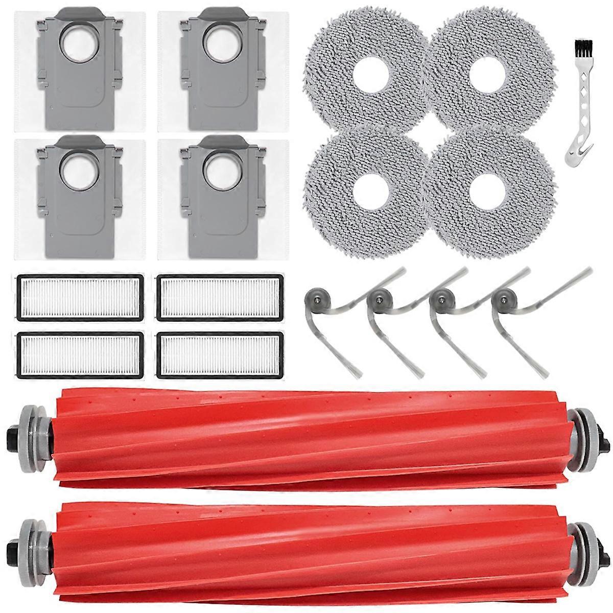 Replacement Part for 35A / 35S / QR 798 / QR 598 Robot Vacuum Cleaner Accessories, Main Brush, Mop C