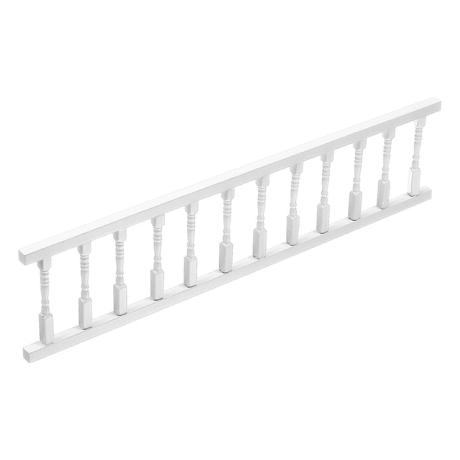 愛好家やDIY愛好家のためのフェンス手すりミニドールハウス手すり12.0X3.0X0.2in