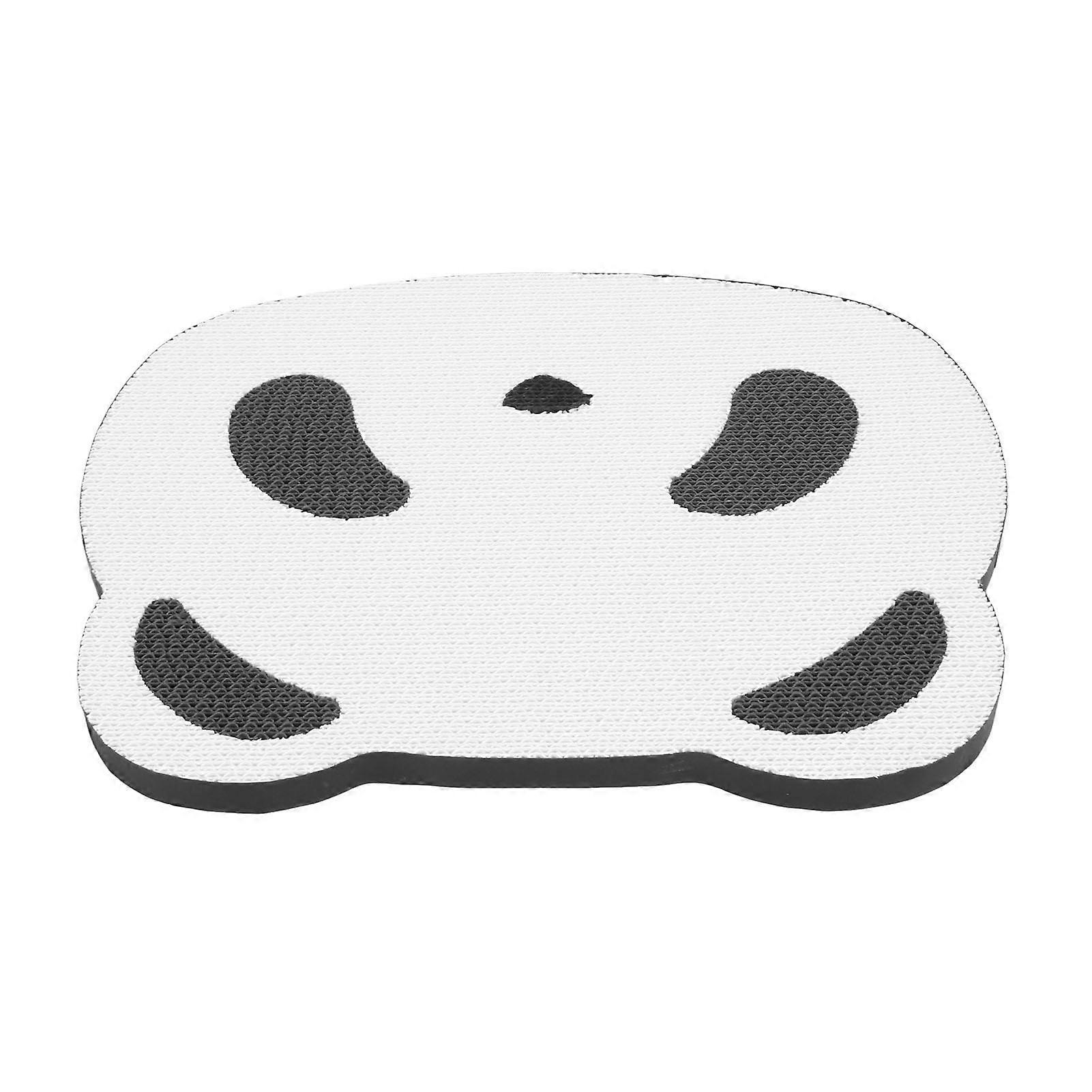 Cat Scratch Mat Corrugated Claw Grinding Panda Pattern Cat Scratching Pad for Wall Door Window 