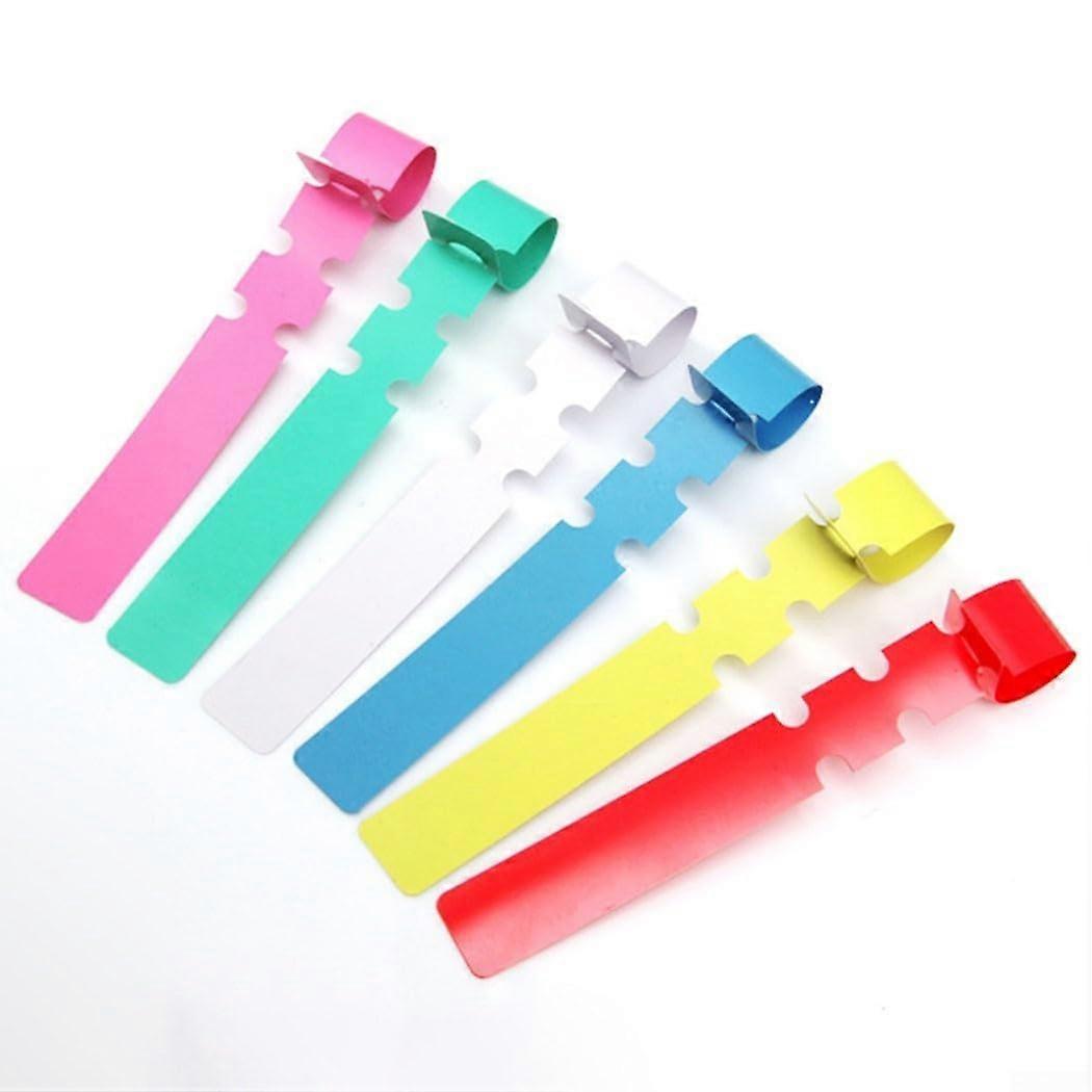 Garden Plant Labels - Waterproof Adjustable PVC Tree Markers for Nursery Orchids, Roses, Shrubs, and Herbs - Reusable Blue