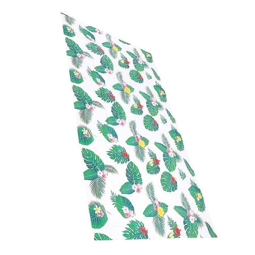 Tropical Tablecloths Decorative Table Mats Plastic Rectangular Tablecloth Home Decoration Protective 1Set