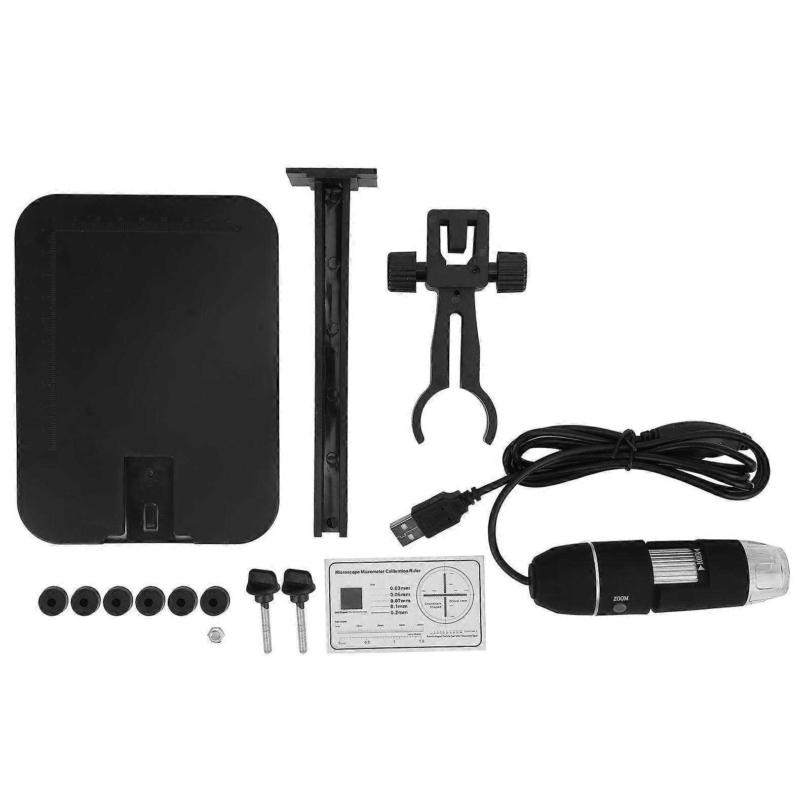 1000X HD Electron Endoscope Zoom USB Microscope 10MP 8LED 5V Portable Handheld Magnifier Camera