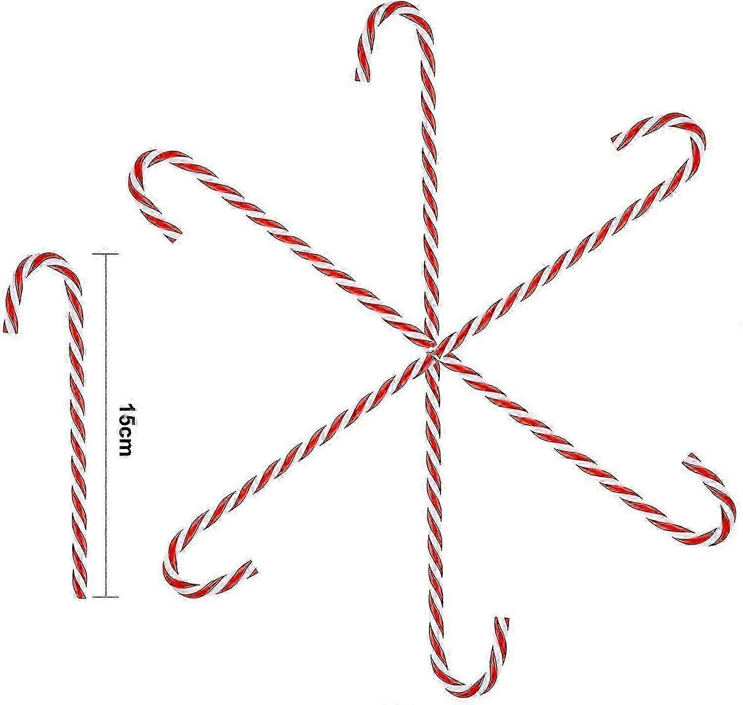 Bazhou Candy Canes Tree Decorations5 Pcs