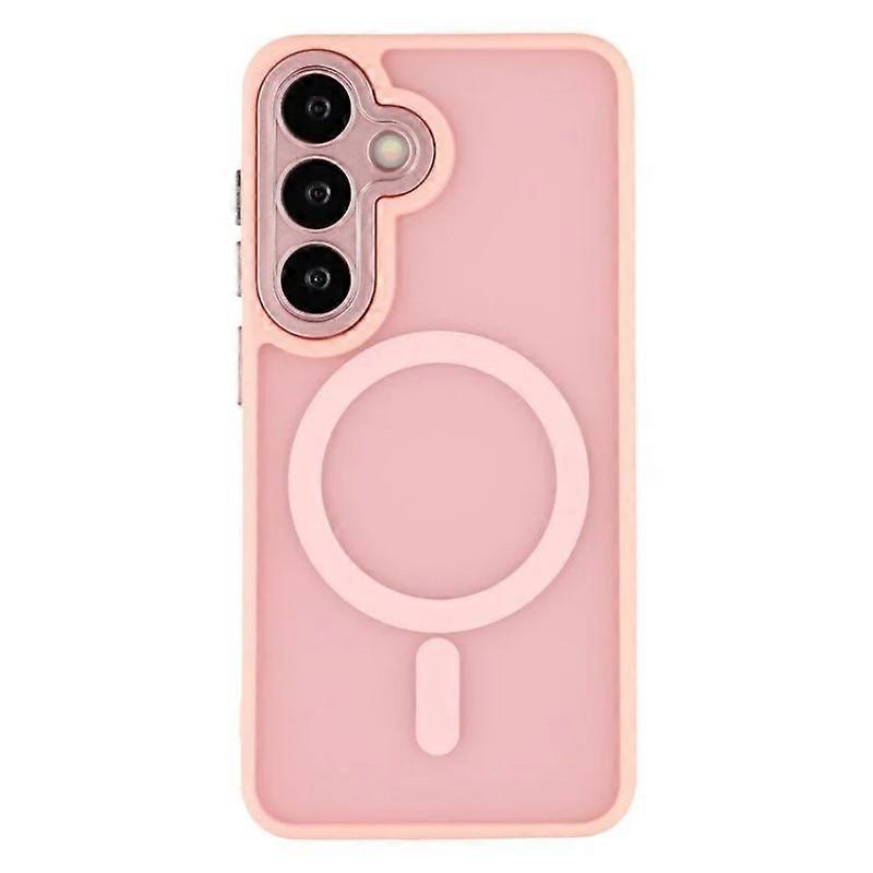 Compatible For Samsung Galaxy S24+ Back Cover Compatible with MagSafe WANLONFENG QB1 Series PC TPU Shockproof Phone Case