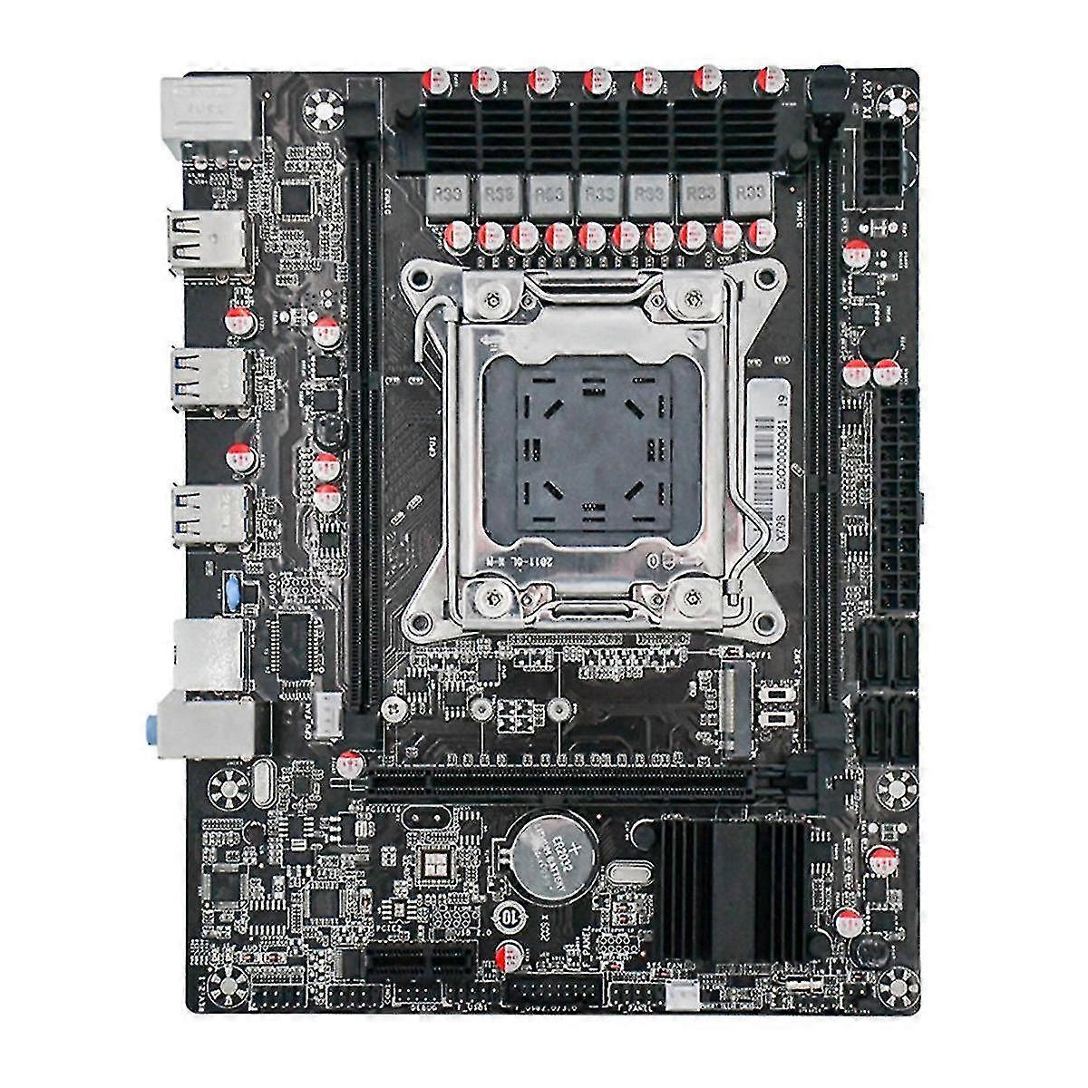 X79b Computer Mboard A 2011 Dual Chl DDR3 Speichersteckplatz M.2 PCI-e 16x Sata2.0 Usb3.0 Schreibtisch