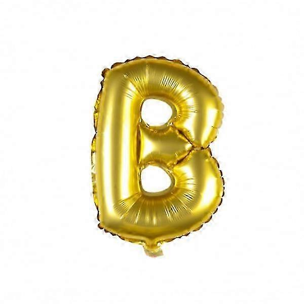 Gold Letter Foil Balloon (B)