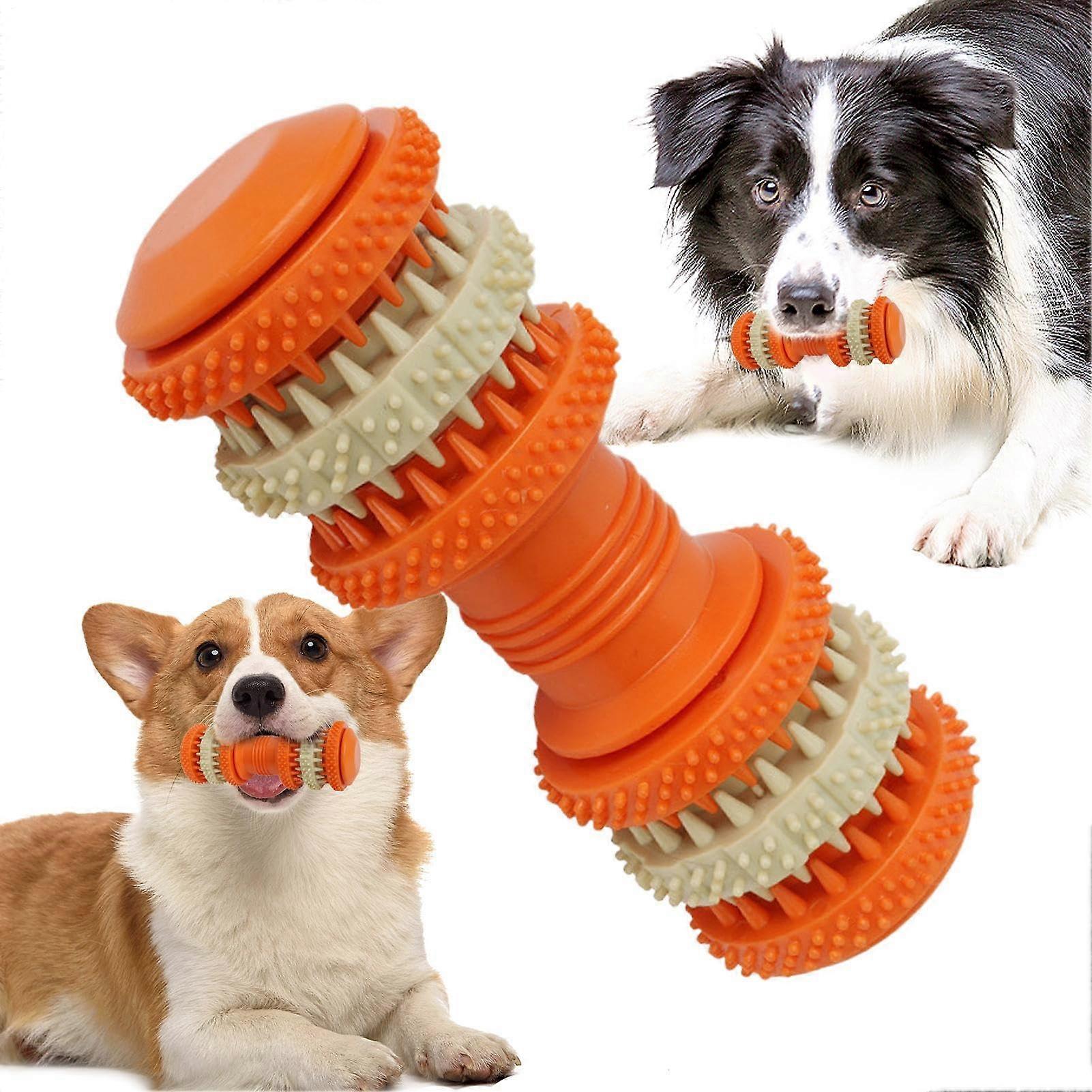 Dog Chew Toy | Durable Teething Toy for Puppies with Treat Dispenser, Engaging Activity Toy for Large Dogs