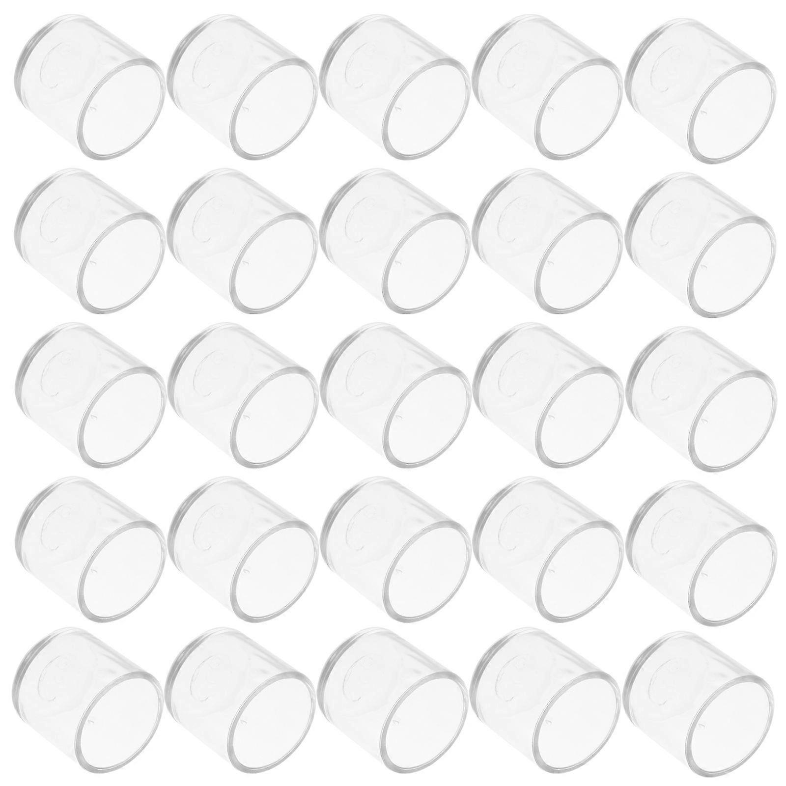 24pcs Chair Leg Caps Durable PVC Floor Protectors Non Slip Furniture Feet Design Home Use Scratch and Noise Protection for Floors
