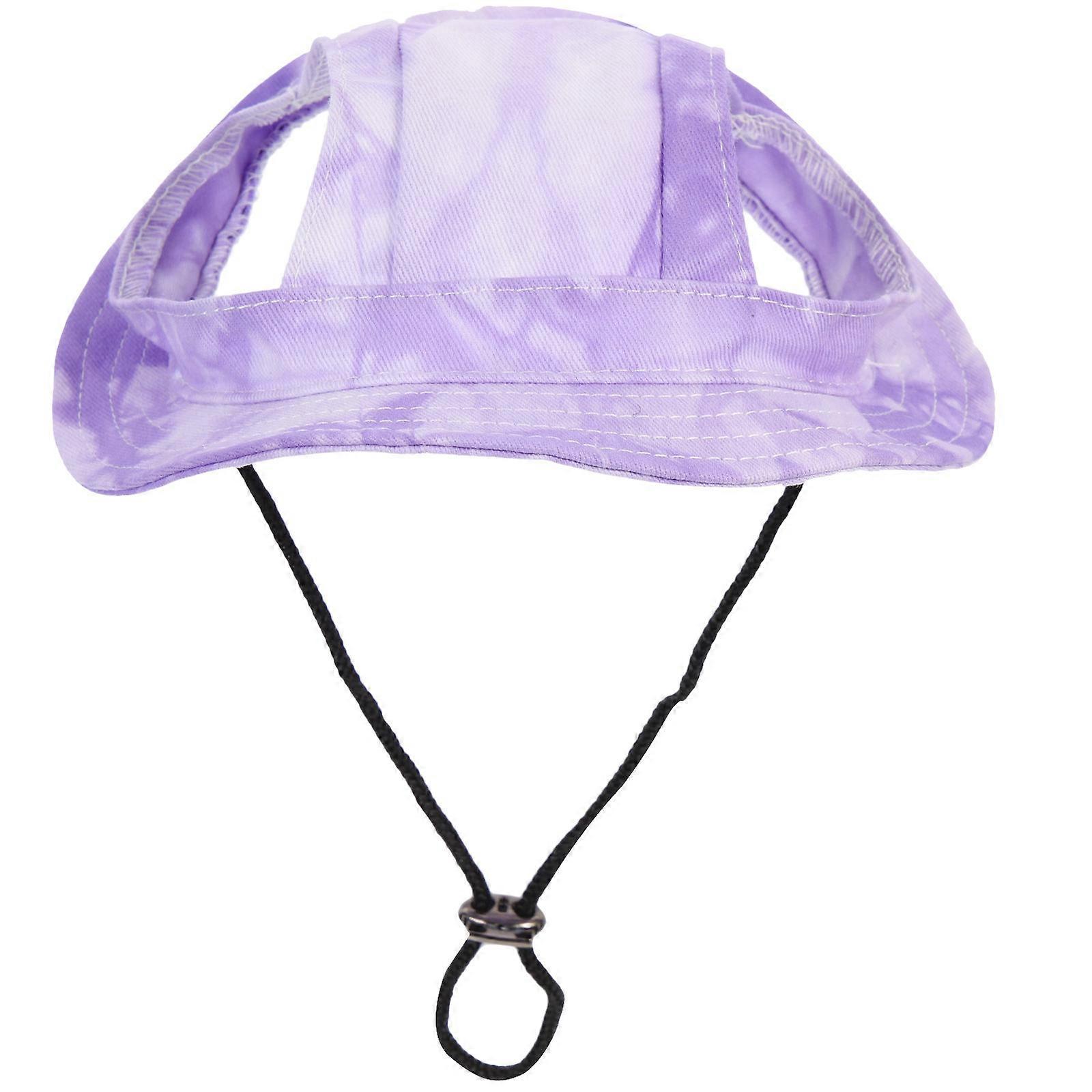 Pet Head Decor Adjustable Sun Protection Bucket Hat for Dogs – Stylish Baseball Cap for Summer Outdoor Activities with Wide Brim, Comfortable Design