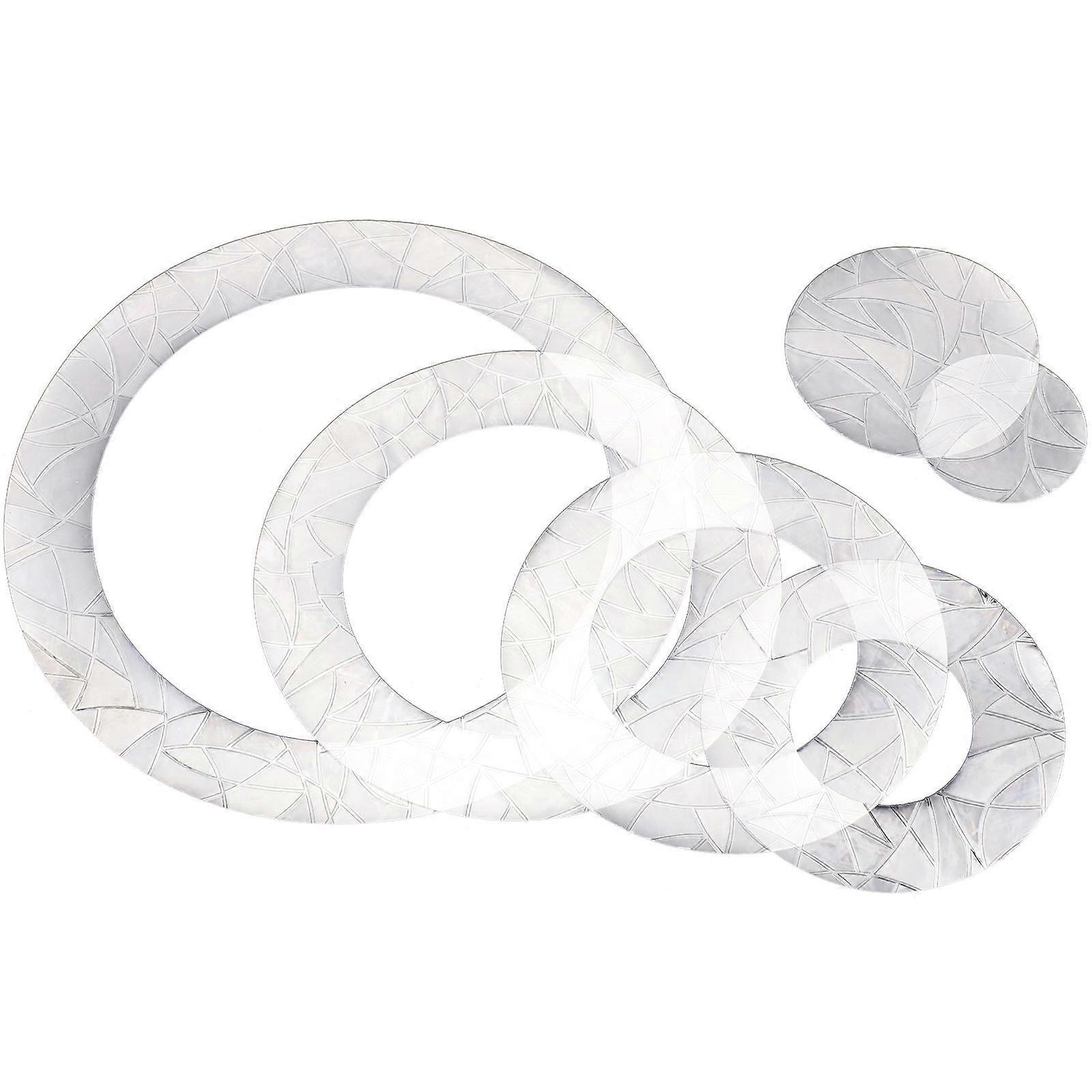 Bird Safety Window Stickers with Reflective Design for Glass Protection and Decoration Assorted Color PET