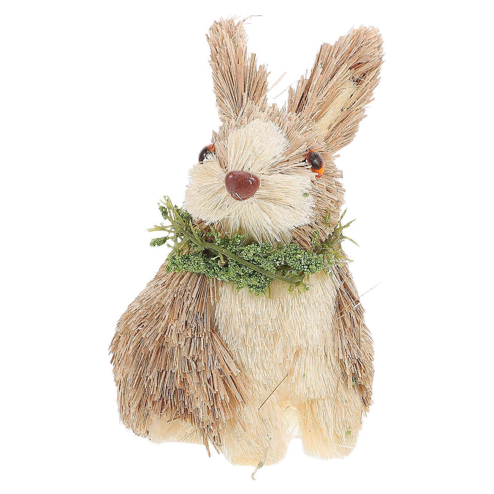 Farmhouse Table Decor Adorable Spring Rabbit Statue For Home Decor Collectible 1Pcs