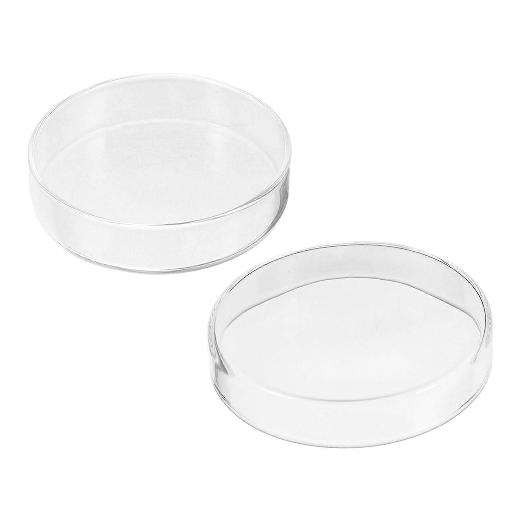High Borosilicate Petri Dish Set, Autoclavable Laboratory Petri Plates, 90mm Chemistry Petri Dishes for Microbiology