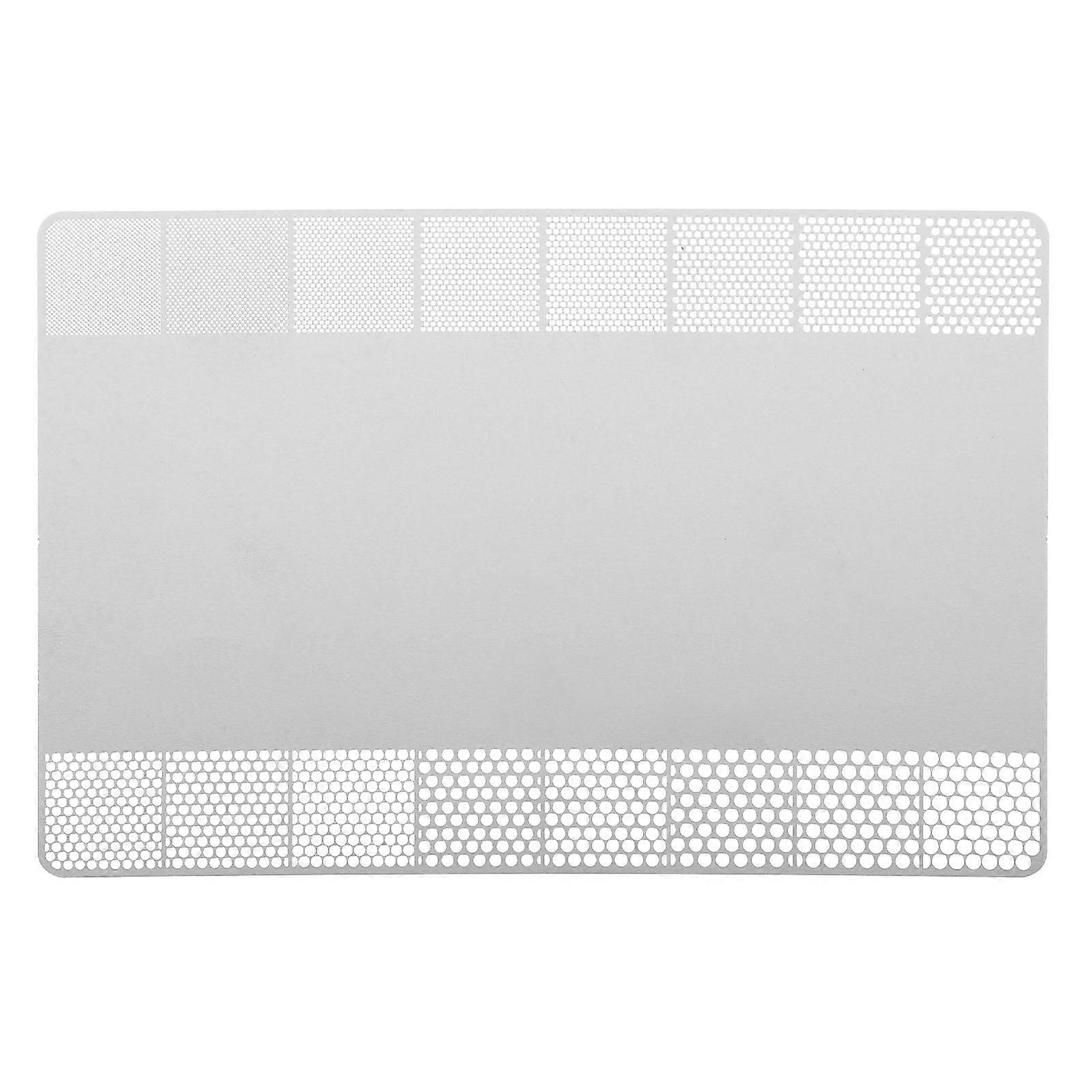 Coffee Powder Measuring Tool Rectangular Simple And Stainless Steel For Coffee Accessories Perforated Design 1Set