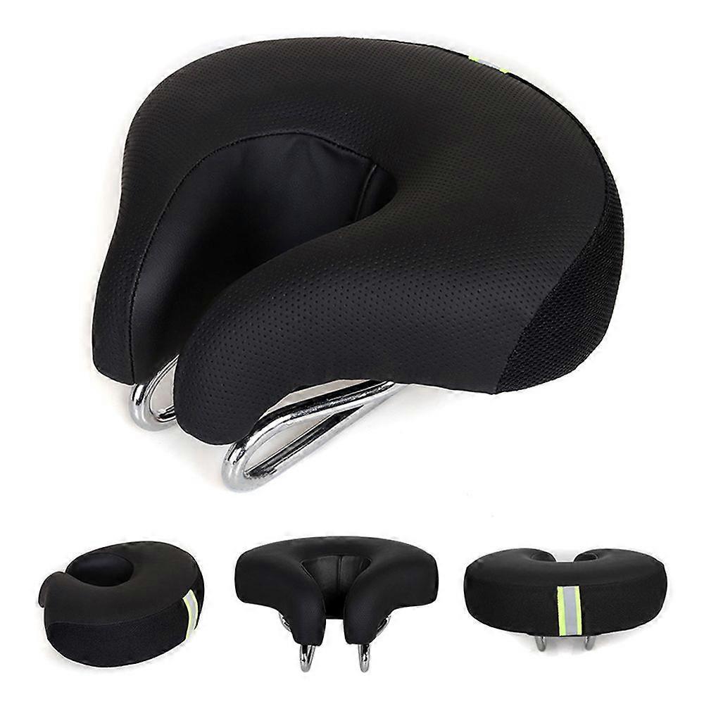 No Nose Saddle Bicycle Seats Soft Thickened Bicycle Riding Accessories Shock Absorption And ComfortableYMQX)