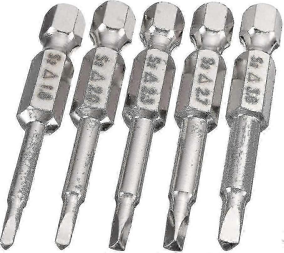 Magnetic Triangle Head Screwdriver Bits, 50mm S2 Steel Triangular Tip Screw Driver Bit 1/4 Hex Shank