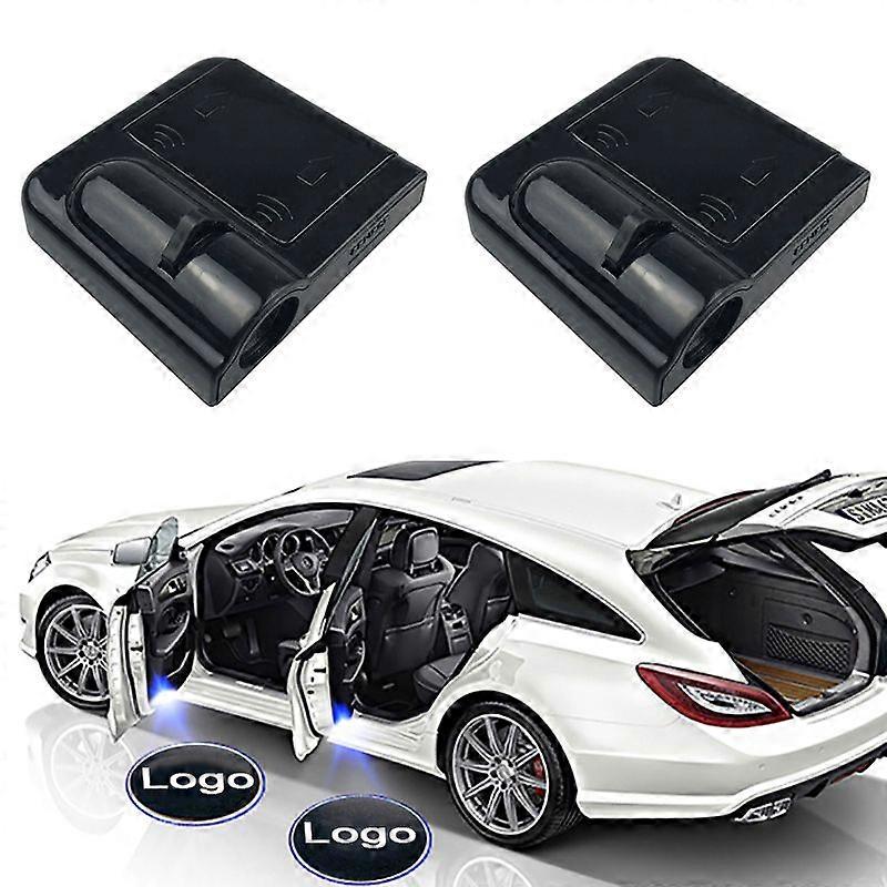 1pcs NEW Universal Car Door Welcome Led Laser Projector Logo Ghost Shadow Night Lights Wireless Fit For Renault Peugeot Seat Lexus Motor Vehicle Light