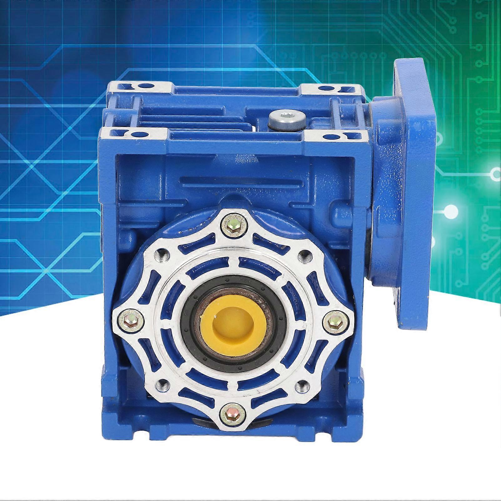 Worm Gear Reducer Speed Ratio 1:10 Small Gearbox Square Type for Stepper Servo Motor RV040 