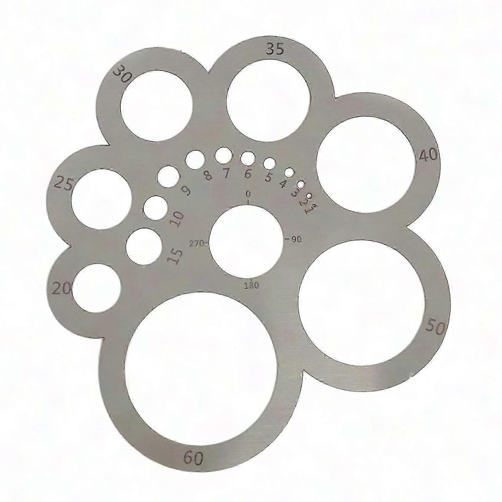 Leather Corner Cutter with Circle Template for DIY